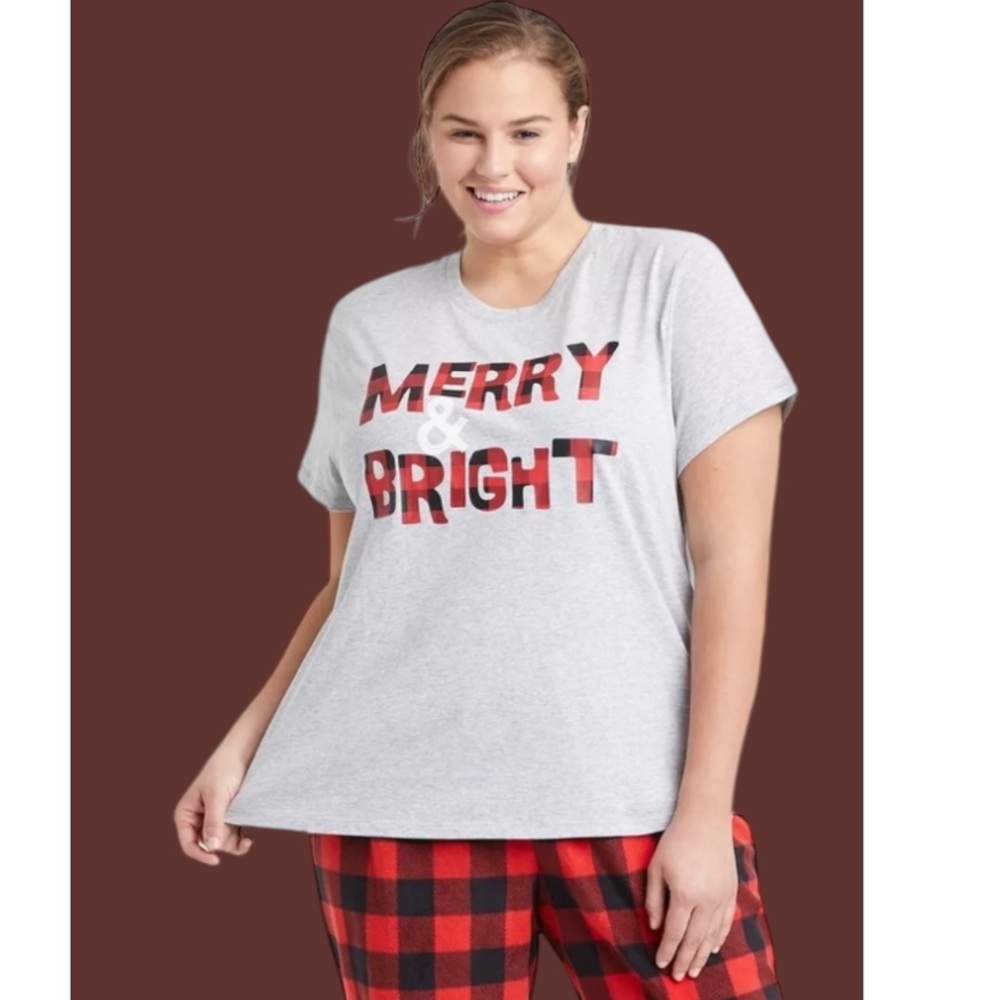 NWT WONDER SHOP MERRY & BRIGHT 2XL WOMANS SLEEP WEAR